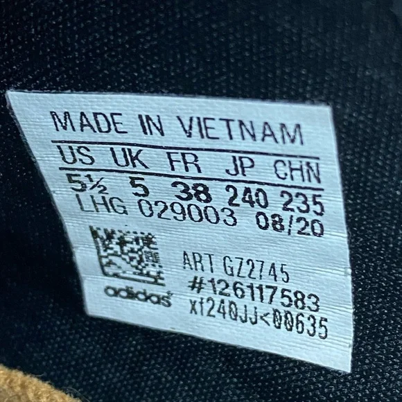 Adidas Women's Brown and Black Sneakers - Picture 12 of 12